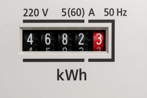 Electricity meter - business energy debt