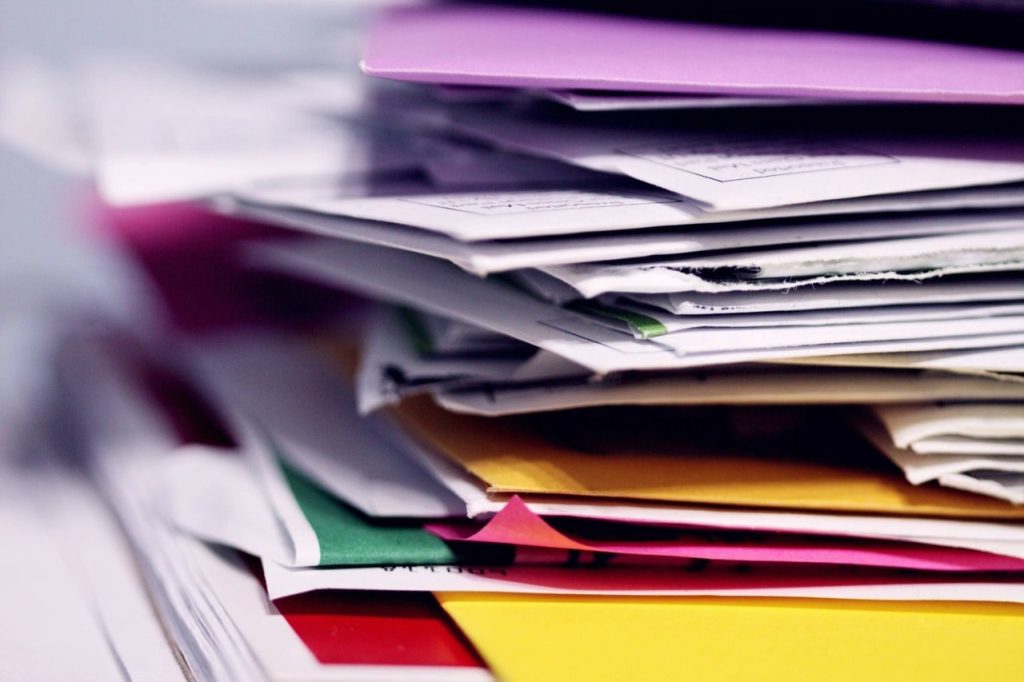 Stack of envelopes