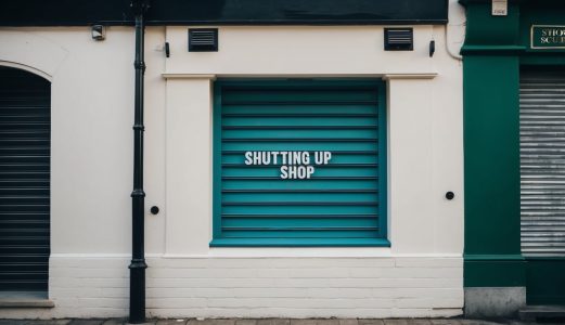 Shutting up shop - business closure